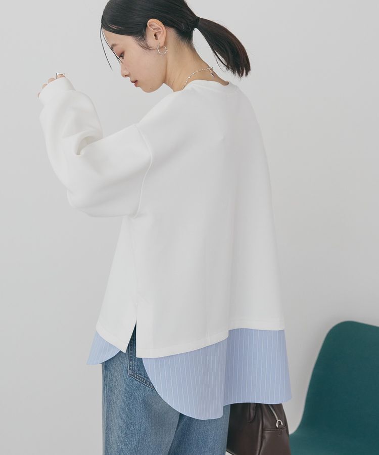 AMERICAN HOLIC「シャツテールドッキングプルオーバー」|スウェット・ジャージ|