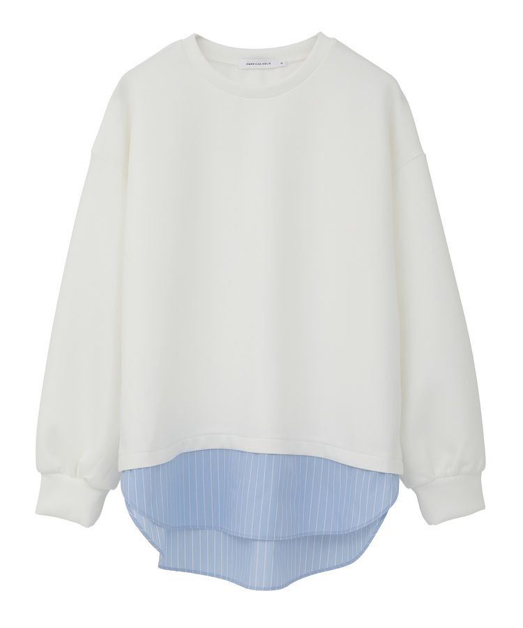 AMERICAN HOLIC「シャツテールドッキングプルオーバー」|スウェット・ジャージ|