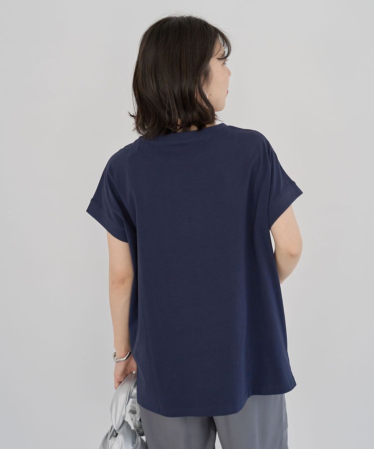 Green Parks「フレンチスリーブ筆記体ロゴチュニック」|チュニック|