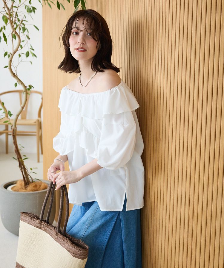 Green Parks「・フリンジバイカラーブレードトート」|トートバッグ|