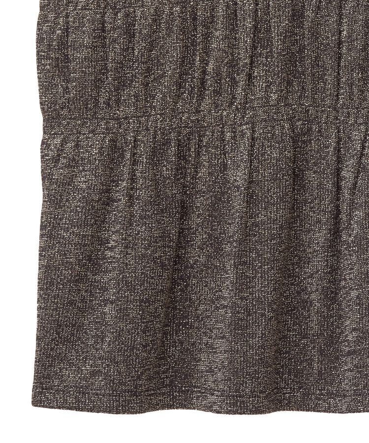 Green Parks「・Petit Fleur シャーリングラメタンクトップ」|キャミソール|