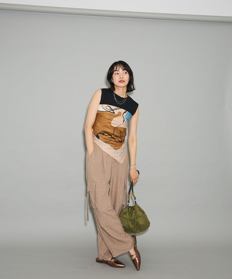 Green Parks「・モダンパターンスカーフ 90&times;90」|バンダナ・スカーフ|