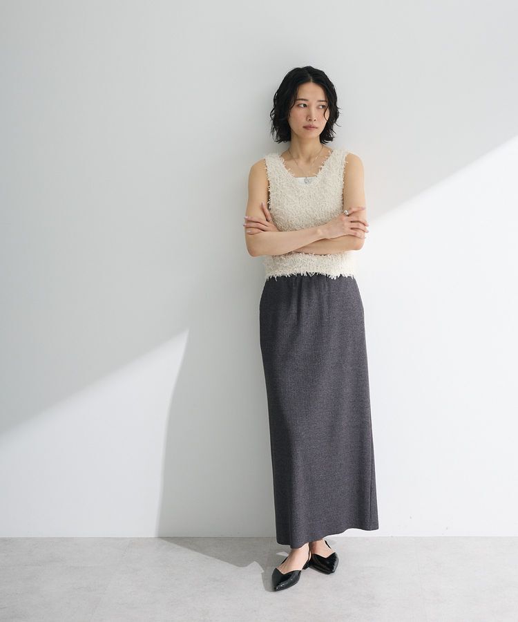 Green Parks「・ELENCARE DUE リブナロースカート」|タイト|