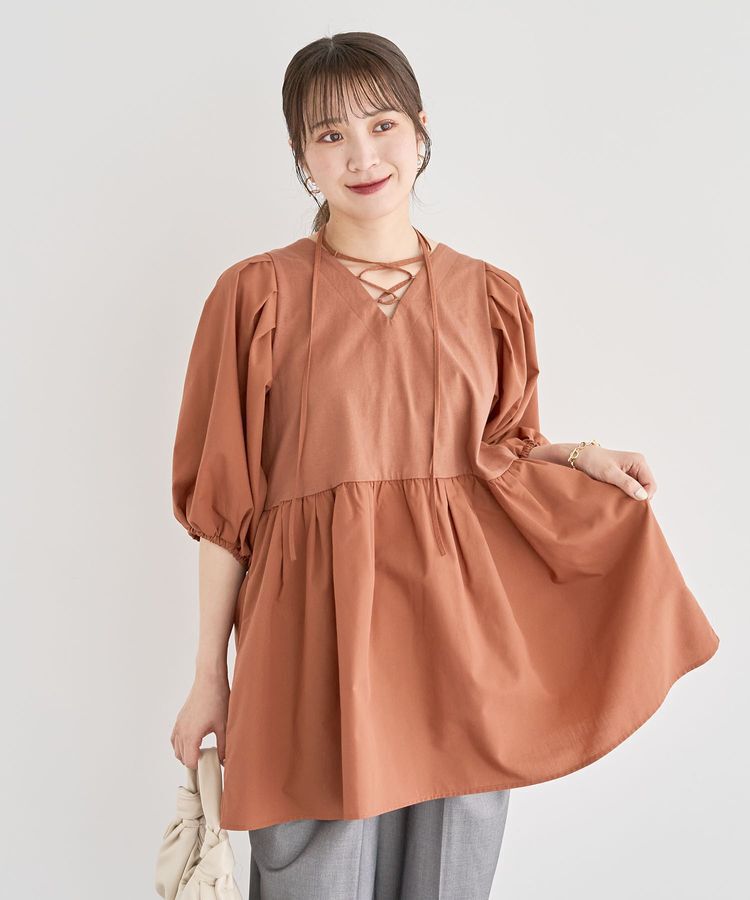 Green Parks「・ELENCARE DUE 2wayボリュームチュニック」|チュニック|