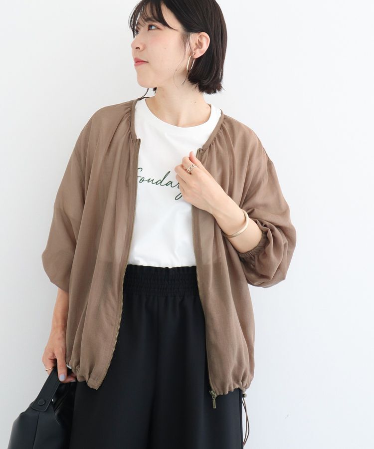 Green Parks「イージーケアシアーボイルシャツブルゾン」|シャツ・ブラウス|