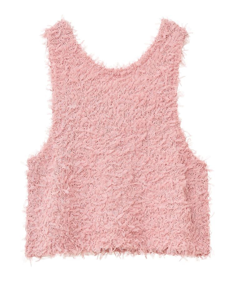 Green Parks「・swing by 2wayチュールヤーンベスト」|ベスト・ジレ|