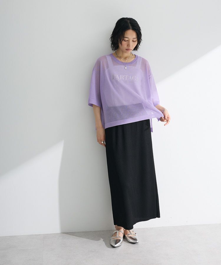 Green Parks「楽ちん涼やかドライタッチイージースカート」|タイト|