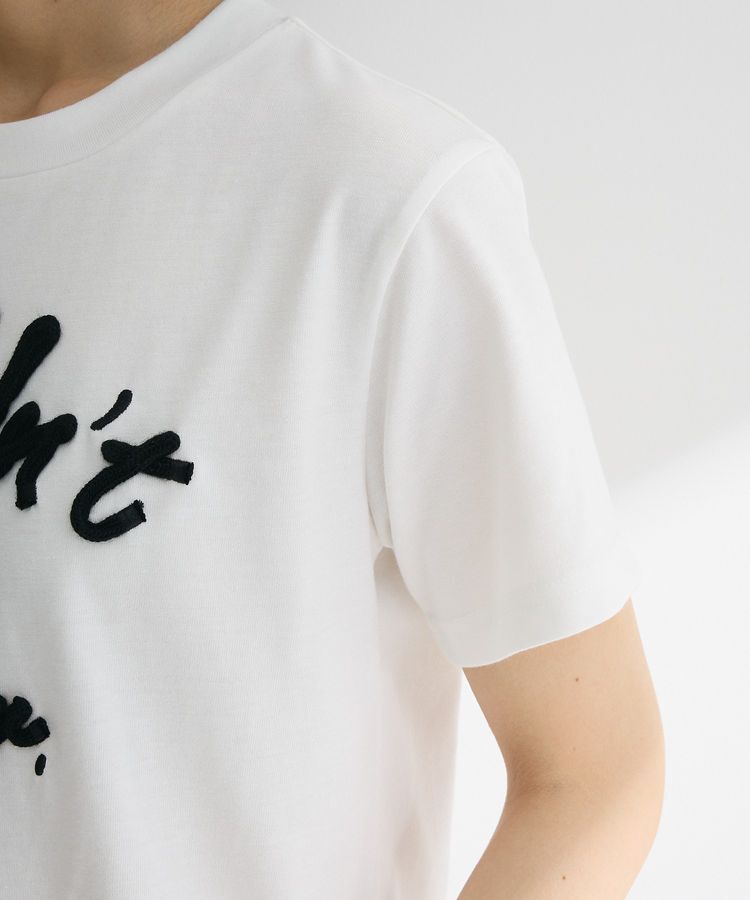 Green Parks「・swing by コード刺繍ロゴTEE」|Tシャツ・カットソー|