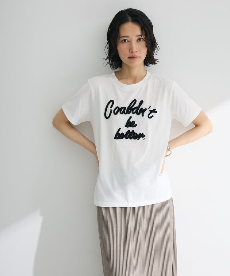 Green Parks「・swing by コード刺繍ロゴTEE」|Tシャツ・カットソー|