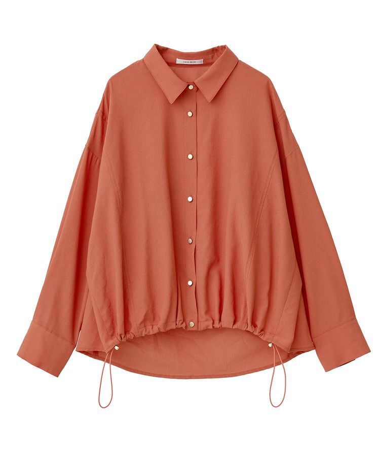 armonia「金ボタン裾ドロストシャツ」|シャツ・ブラウス|