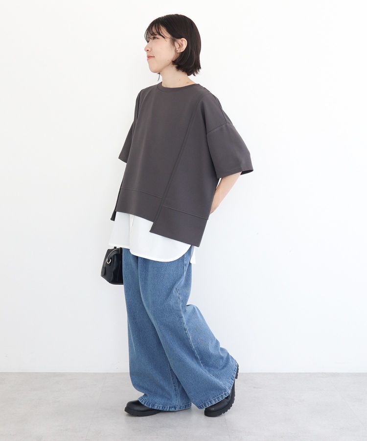 Green Parks「テープパイピングリップルプルオーバー」|Tシャツ・カットソー|