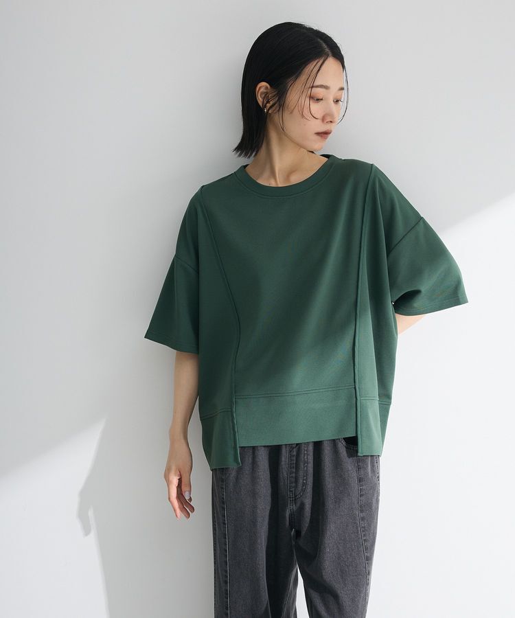 Green Parks「テープパイピングリップルプルオーバー」|Tシャツ・カットソー|