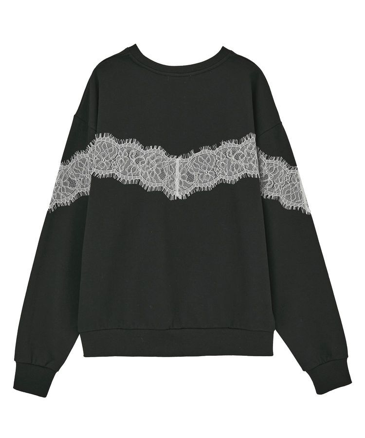 Green Parks「VILLAINS/レースドッキングプリントスウェット」|スウェット・ジャージ|