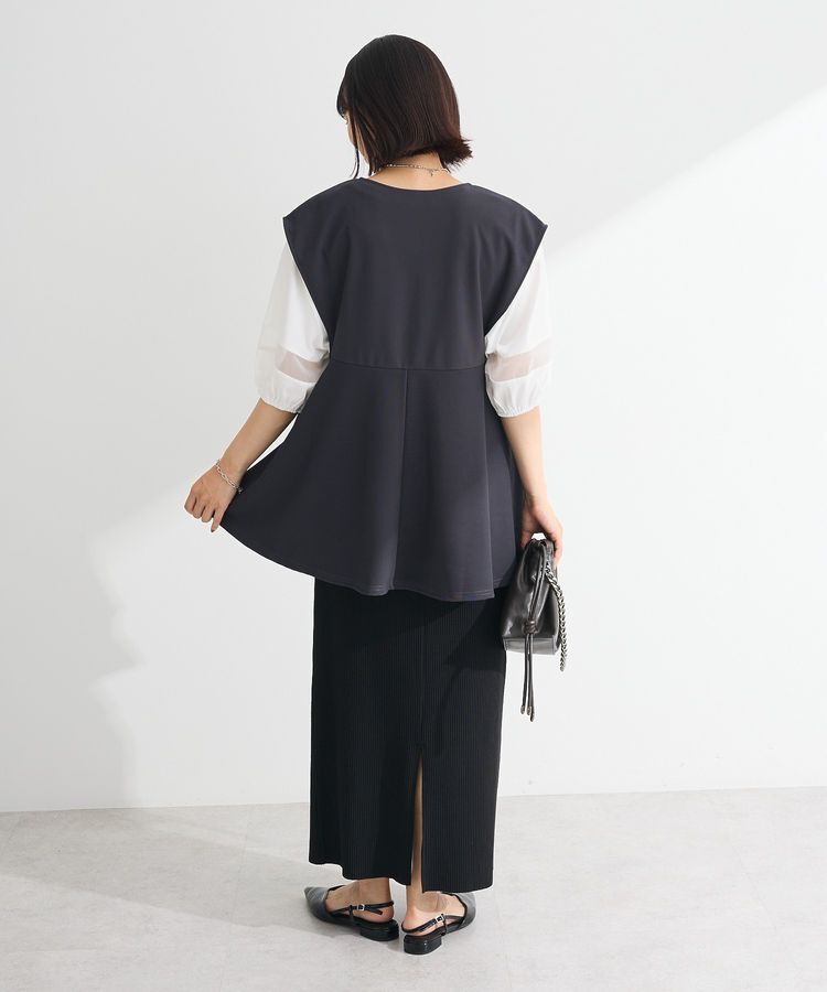 Green Parks「リップルフレアベスト」|ベスト・ジレ|