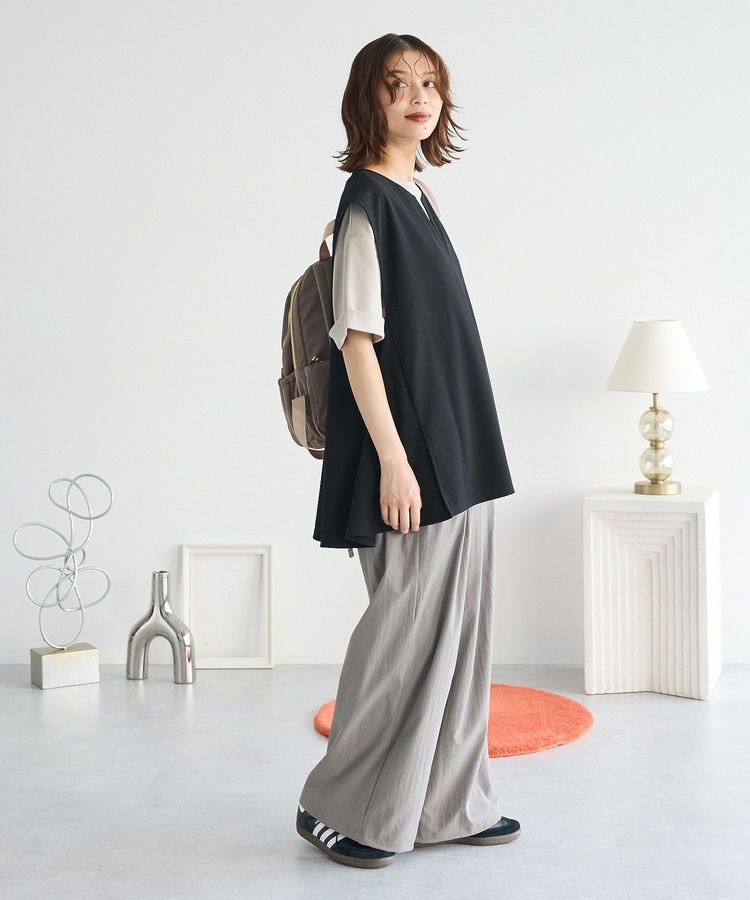 Green Parks「リップルフレアベスト」|ベスト・ジレ|