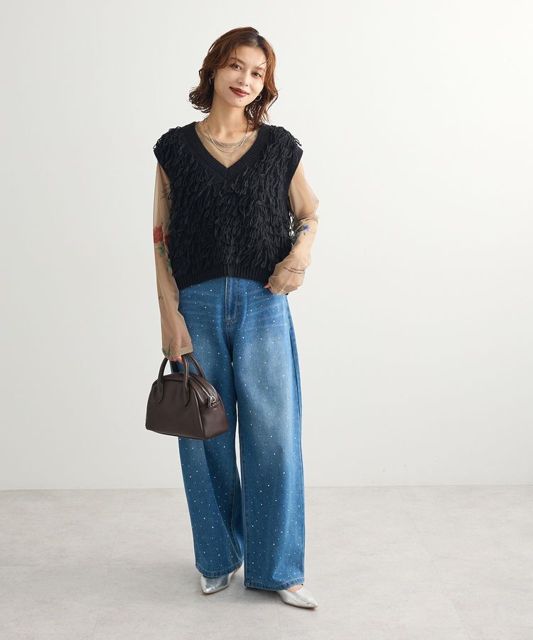 Green Parks「ループニットベスト」|ベスト・ジレ|