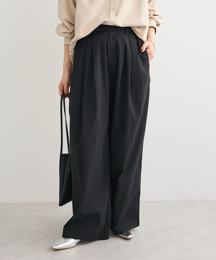 Green Parks「・ELENCARE DUE スリータックパンツ」|その他|Black