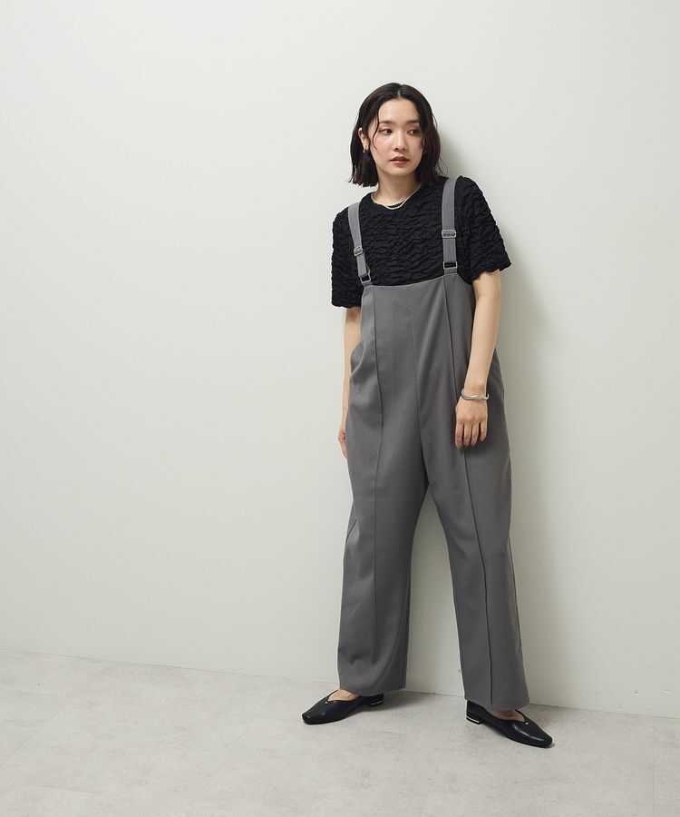 Green Parks「ピンタックサロペット」|オールインワン|