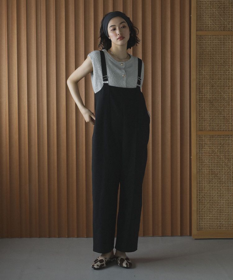 Green Parks「ピンタックサロペット」|オールインワン|