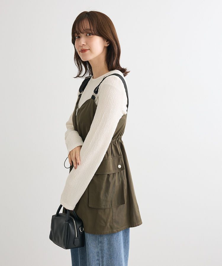 Green Parks「・SUGAR SPOON ミリタリーキャミチュニック」|ベスト・ジレ|