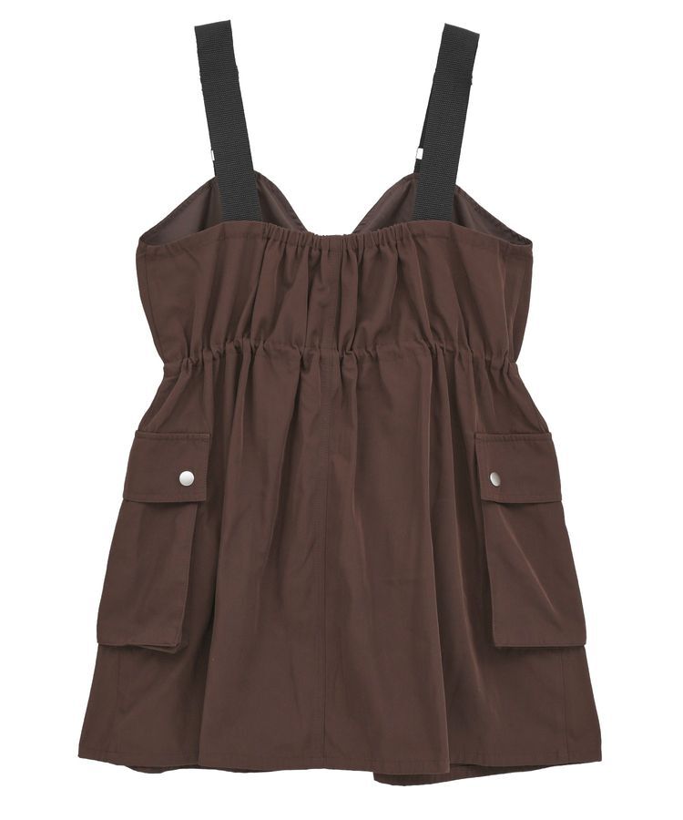 Green Parks「・SUGAR SPOON ミリタリーキャミチュニック」|ベスト・ジレ|