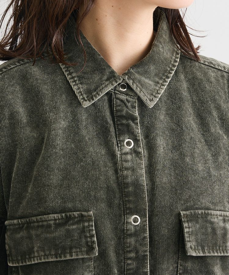 Green Parks「・ELENCARE DUE ケミカルコーデュロイシャツ」|シャツ・ブラウス|