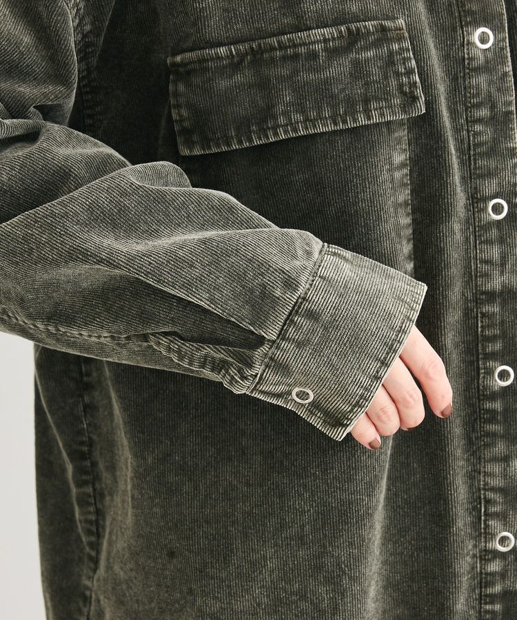 Green Parks「・ELENCARE DUE ケミカルコーデュロイシャツ」|シャツ・ブラウス|