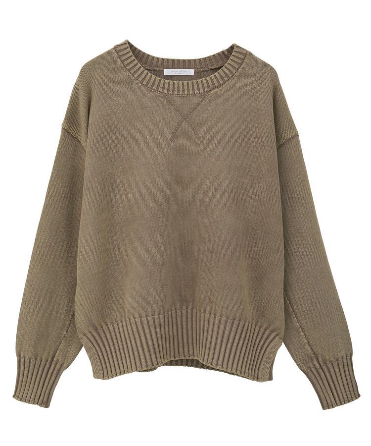 Green Parks「ピグメントニットプルオーバー」|ニット・セーター|