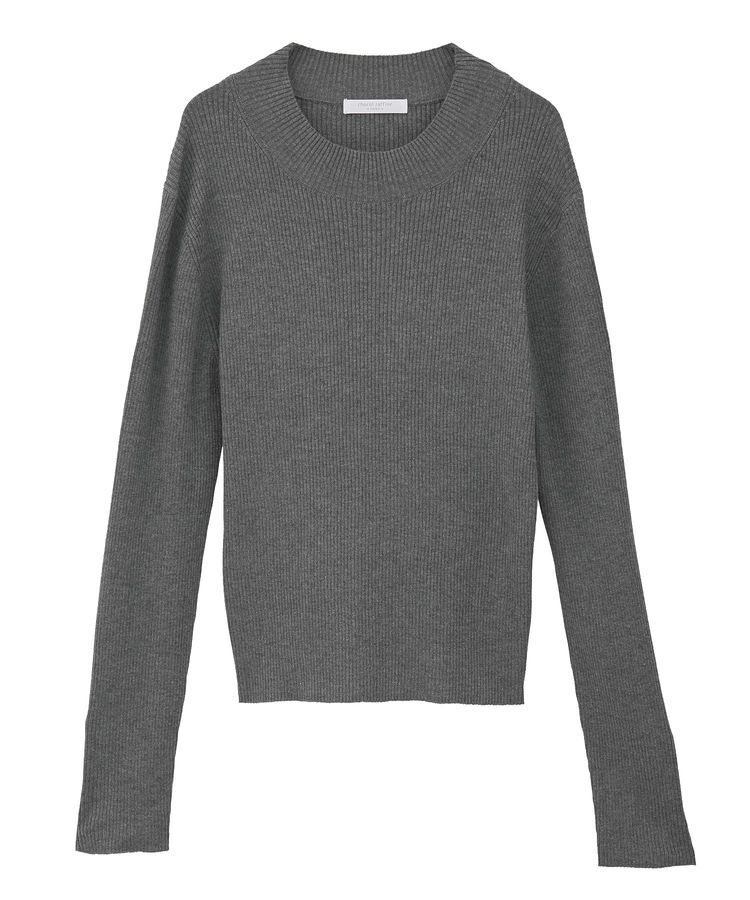 Green Parks「袖口金釦リブニットプルオーバー」|ニット・セーター|