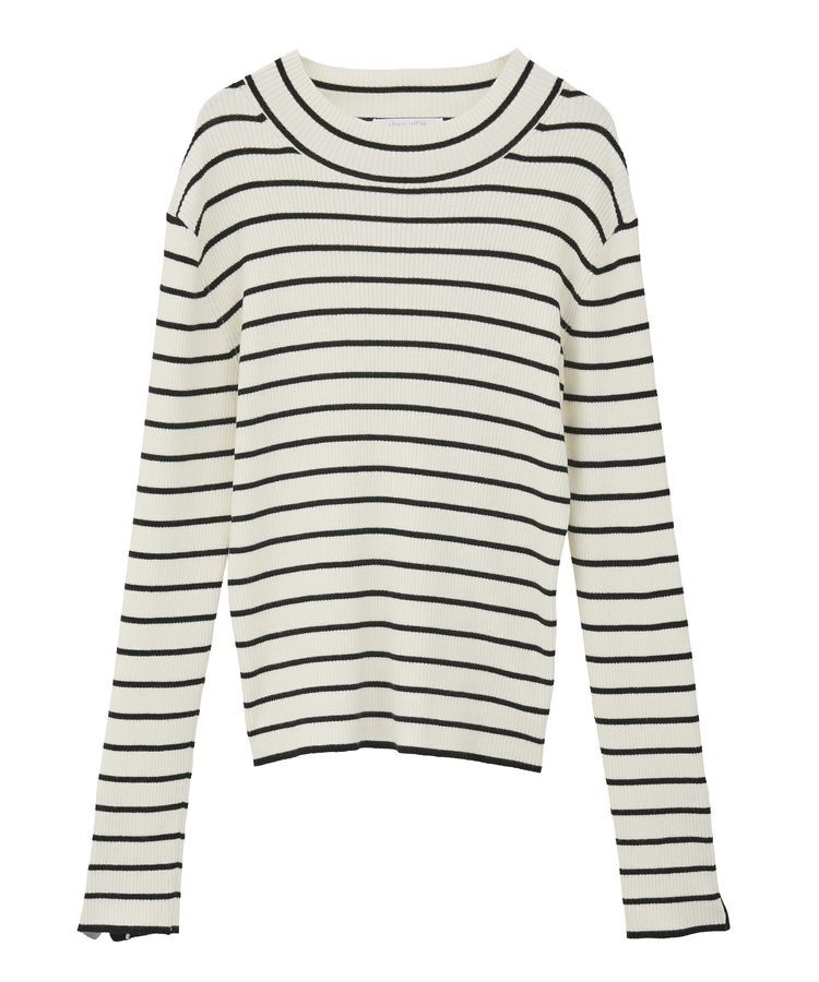 Green Parks「袖口金釦リブニットプルオーバー」|ニット・セーター|