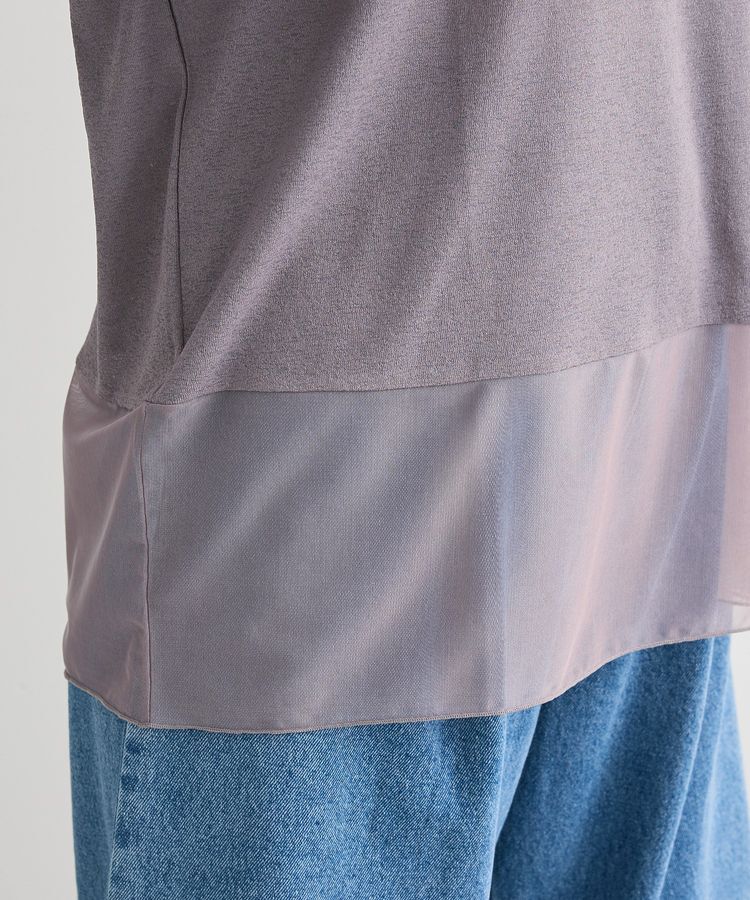 Green Parks「シアーチュールドッキングプルオーバー」|Tシャツ・カットソー|