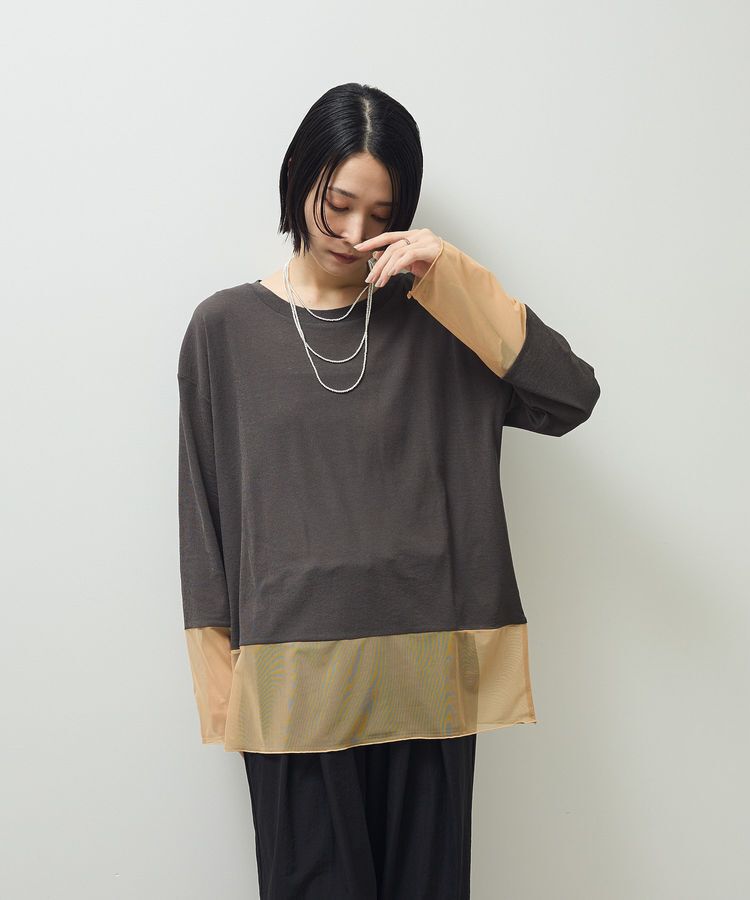 Green Parks「シアーチュールドッキングプルオーバー」|Tシャツ・カットソー|