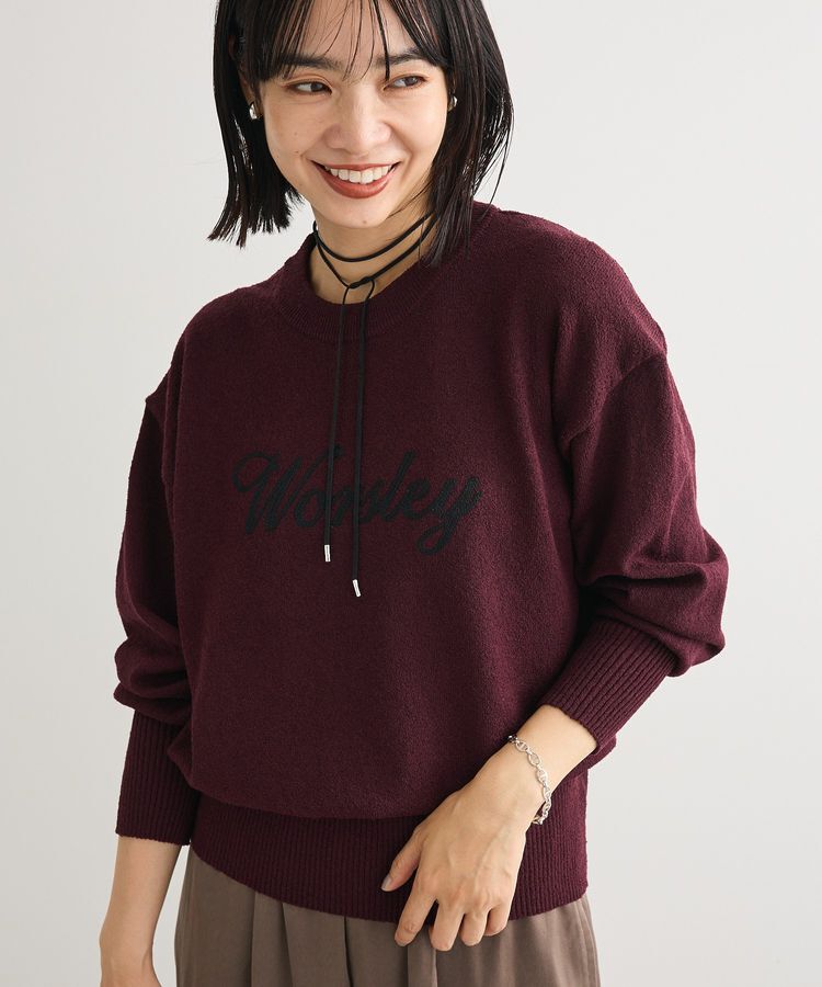 Green Parks「ブークレ-ロゴニットプルオーバー」|ニット・セーター|