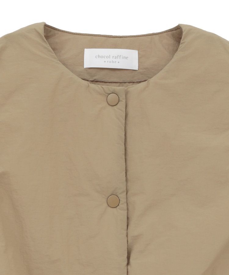 Green Parks「サイドZIP中綿コクーンベスト」|ベスト・ジレ|