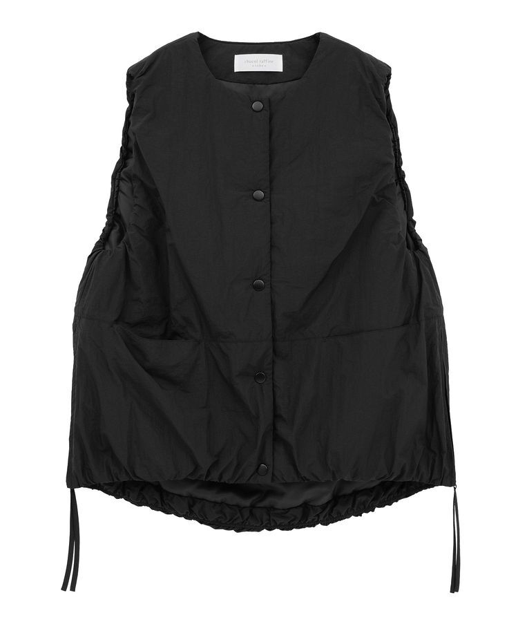 Green Parks「サイドZIP中綿コクーンベスト」|ベスト・ジレ|