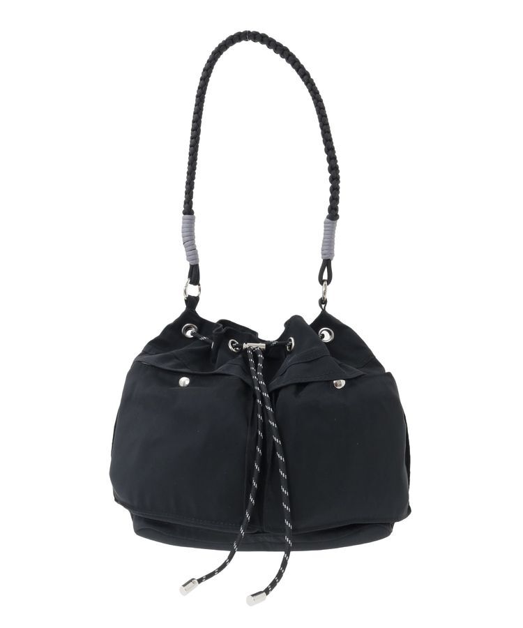 armonia「andmikka.パラコードナイロンショルダーリュック」|リュック|Black