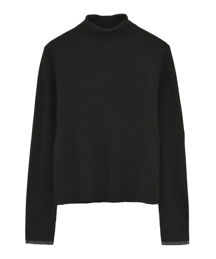 Green Parks「チクチクしないリブタートルニットプルオーバー」|ニット・セーター|