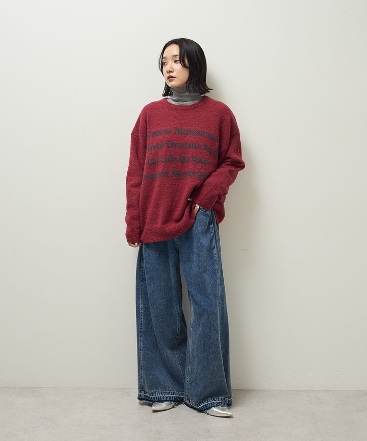 Green Parks「チクチクしないリブタートルニットプルオーバー」|ニット・セーター|