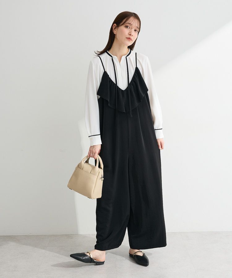 Green Parks「フリルサロペット」|オールインワン|