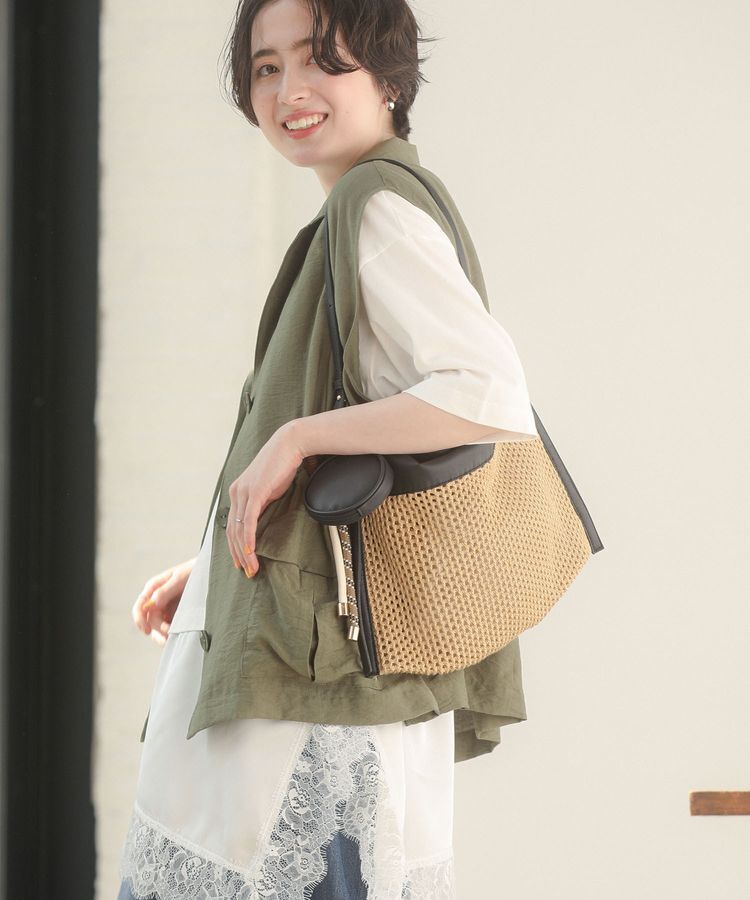 Green Parks「レースドッキングTシャツ」|Tシャツ・カットソー|