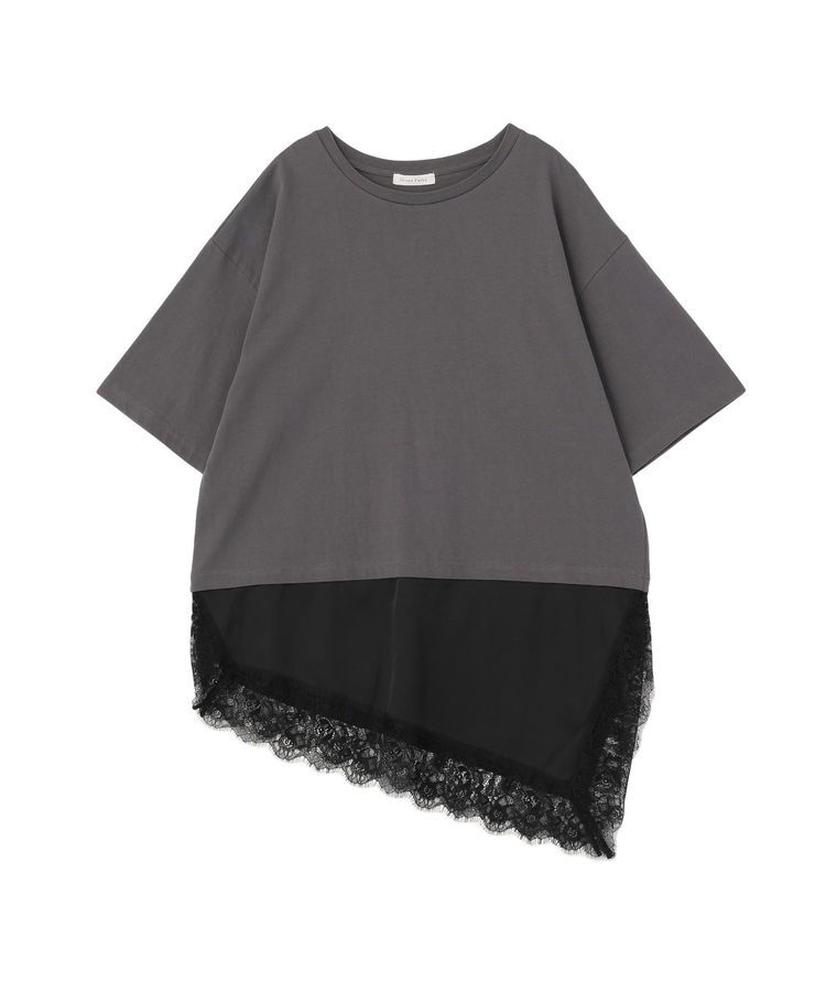 Green Parks「レースドッキングTシャツ」|Tシャツ・カットソー|