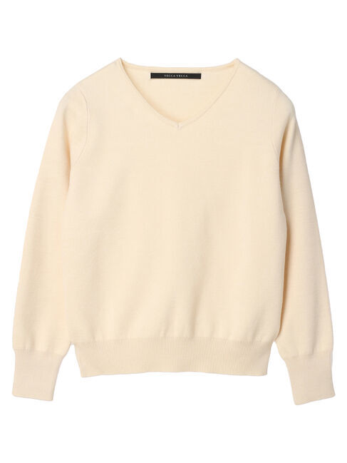  「Vネックラメニット」|ニット・セーター|