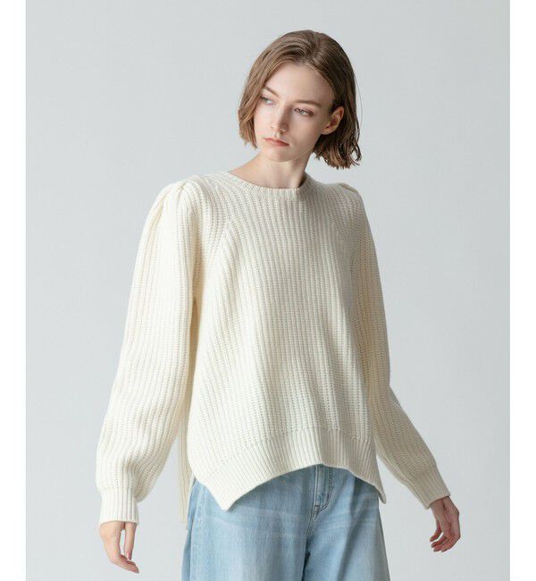 allureville「片畦イレヘムプルオーバー」|ニット・セーター|