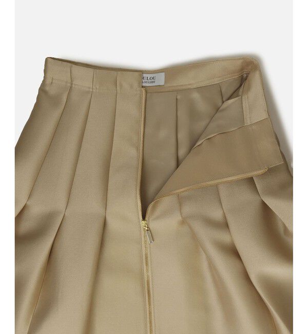 LOULOU WILLOUGHBY「【LOULOU WILLOUGHBY】◇ジップアップタックスカート」|スカート|