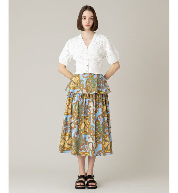 LOULOU WILLOUGHBY「【LOULOU WILLOUGHBY】アイレットポインテールカーディガン」|カーディガン|