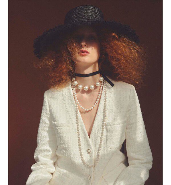 LOULOU WILLOUGHBY「【LOULOU WILLOUGHBY】タンスイパールショートネックレス」|ネックレス|オフホワイト