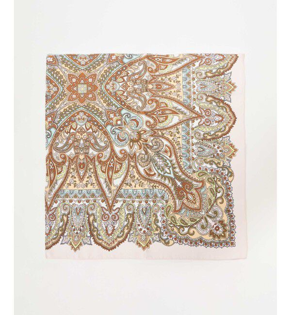 allureville「ビッグペイズリープリントスカーフ」|バンダナ・スカーフ|