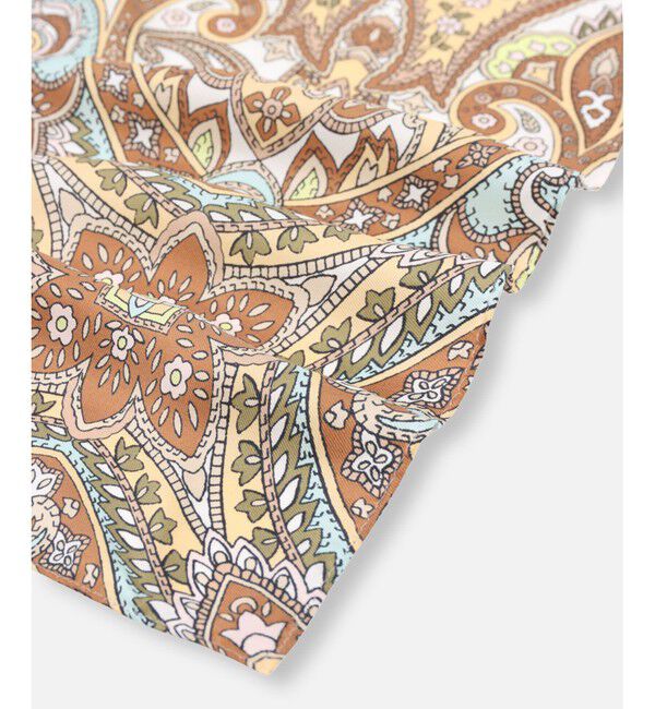 allureville「ビッグペイズリープリントスカーフ」|バンダナ・スカーフ|