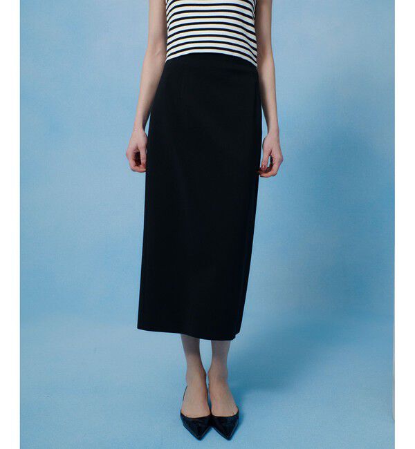 LOULOU WILLOUGHBY「【LOULOU WILLOUGHBY】カメリアポンチタイトスカート」|タイト|