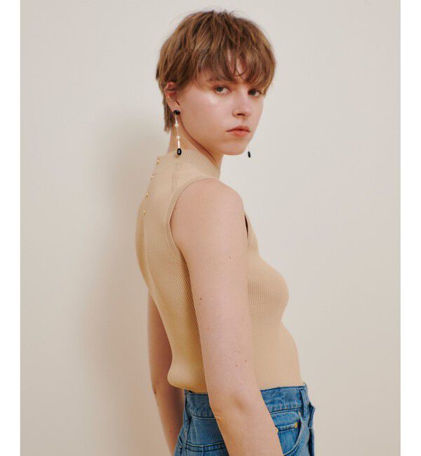 allureville「バック釦プルオーバー」|ニット・セーター|